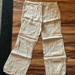 Drawstring linen pants